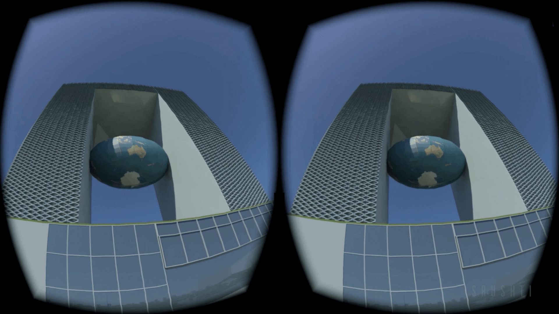 Apnrt VR, srushti, VR headset box view